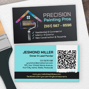 Professional Painting Services - House Painter Business Card