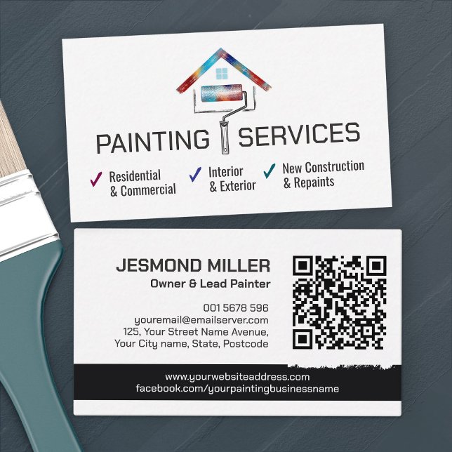 Professional Painting Services - House Painter Business Card (Creator Uploaded)