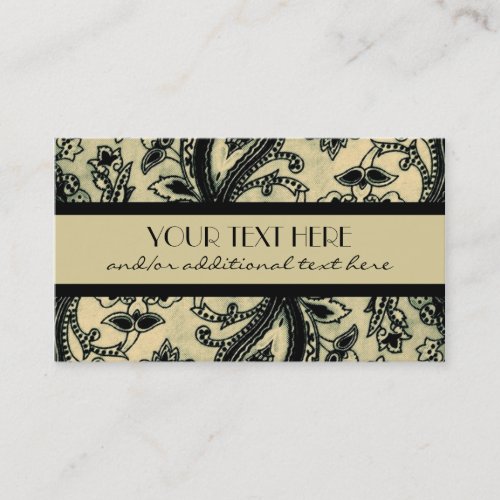 Professional Paisley Business Cards
