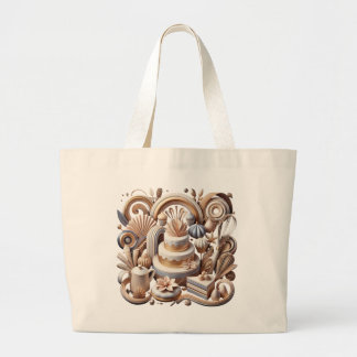 Professional Pastry Chef Large Tote Bag