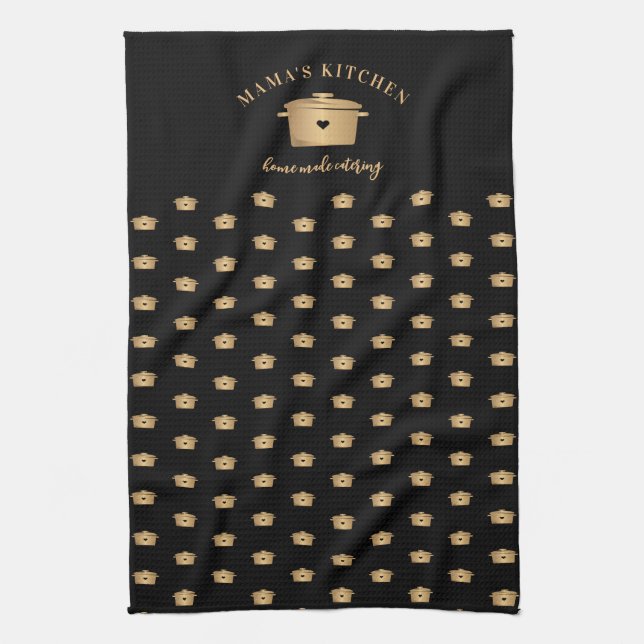 Professional Personal Chef Catering Restaurant Kitchen Towel (Vertical)