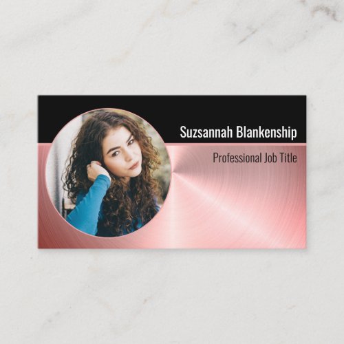 Professional Personal Security Custom Oval Photo Business Card