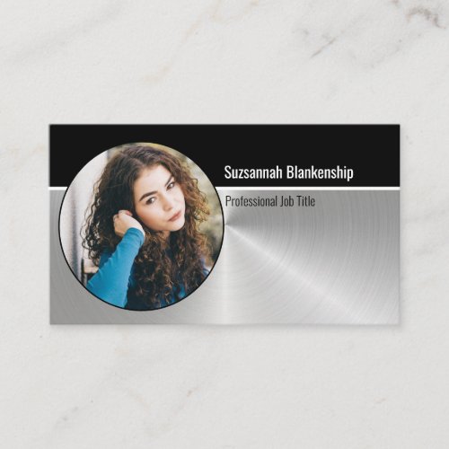 Professional Personal Security Custom Oval Photo Business Card