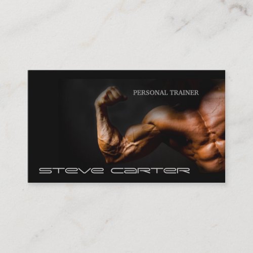 professional Personal Trainer  Bodybuilder Card
