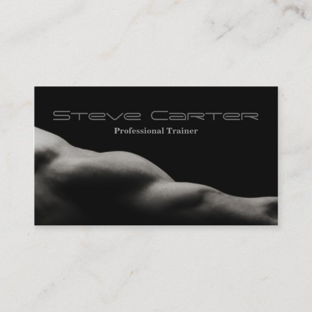 professional Personal Trainer / Bodybuilder Card (Front)