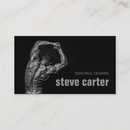 Professional Personal Trainer Bodybuilder Card