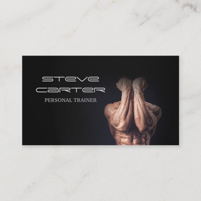 professional Personal Trainer / Bodybuilder Card (Front)