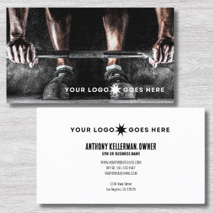 Professional Personal Trainer Business Card