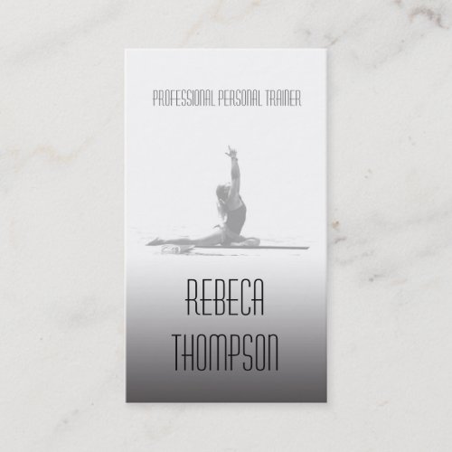 Professional Personal Trainer / Fitness Card Business Card