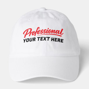 Professional Personalized Add Your Own Text Hat