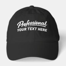 Professional Personalized Add Your Own Text Hat