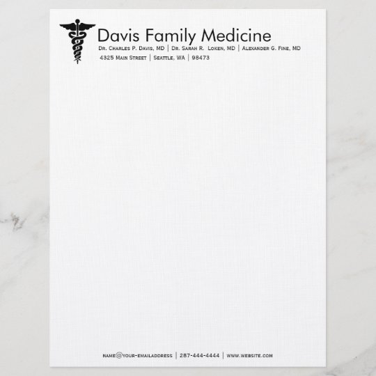 Professional Personalized Doctor's Stationery