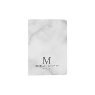 Professional Personalized Monogram and Name Passport Holder