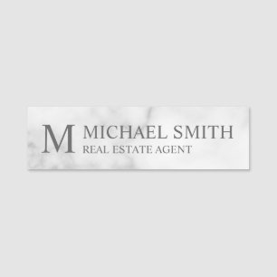 Professional Personalized Monogram and Name Tag