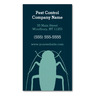 Professional Pest Control Services Business Card Magnet