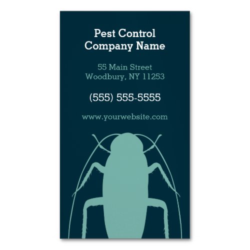 Professional Pest Control Services Business Card Magnet