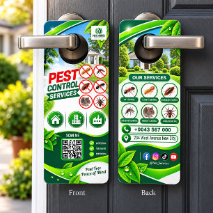 Professional Pest Control Services Door Hanger