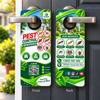 Professional Pest Control Services Door Hanger