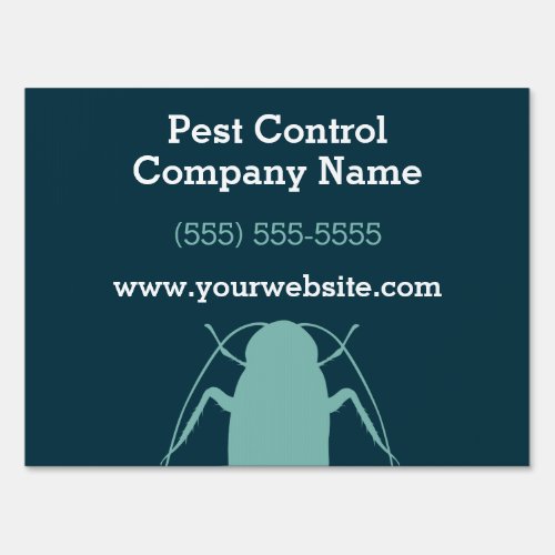 Professional Pest Control Services Sign