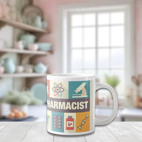 Professional Pharmacist Iconic Designed Giant Coffee Mug