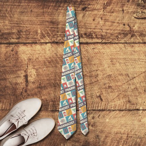 Professional Pharmacist Iconic Designed Neck Tie