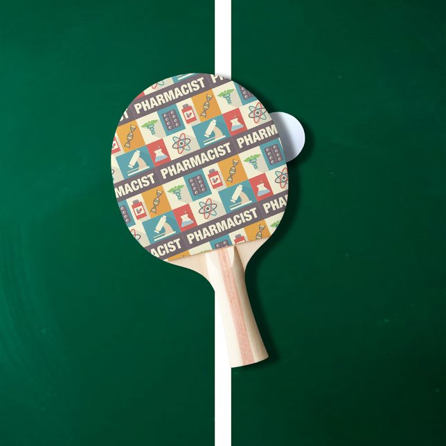Professional Pharmacist Iconic Designed Ping-Pong Paddle (Creator Uploaded)