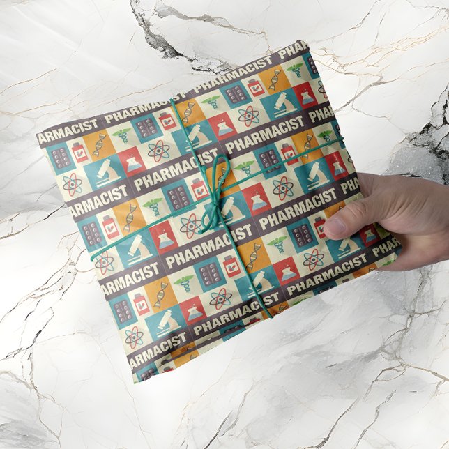 Professional Pharmacist Iconic Designed Tissue Paper (Creator Uploaded)