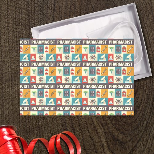 Professional Pharmacist Iconic Designed Tissue Paper