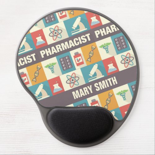 Professional Pharmacist PictogramâCustom Gel Mouse Pad