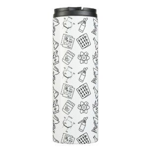 Professional Pharmacy Icon Pattern Travel Tumbler