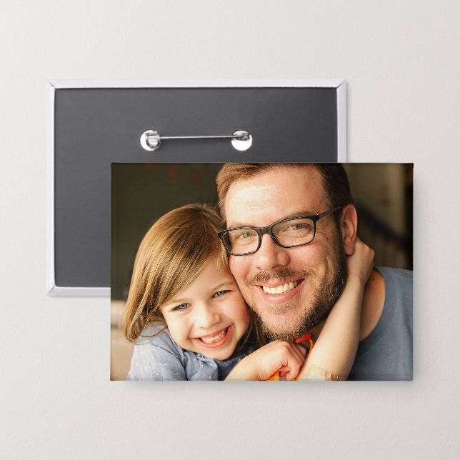 Professional Photo 3.5" x 2.5" Rectangle Button (Front/Back)