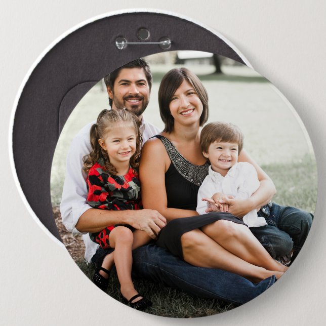 Professional Photo 6 inch Button (Front & Back)