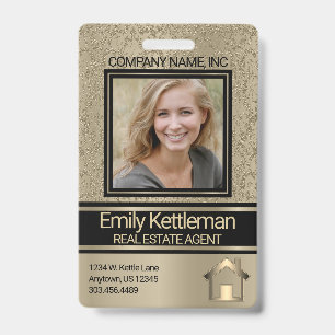 Professional Photo Badge - Gold