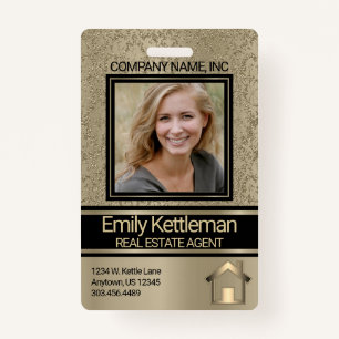 Professional Photo Badge - Gold