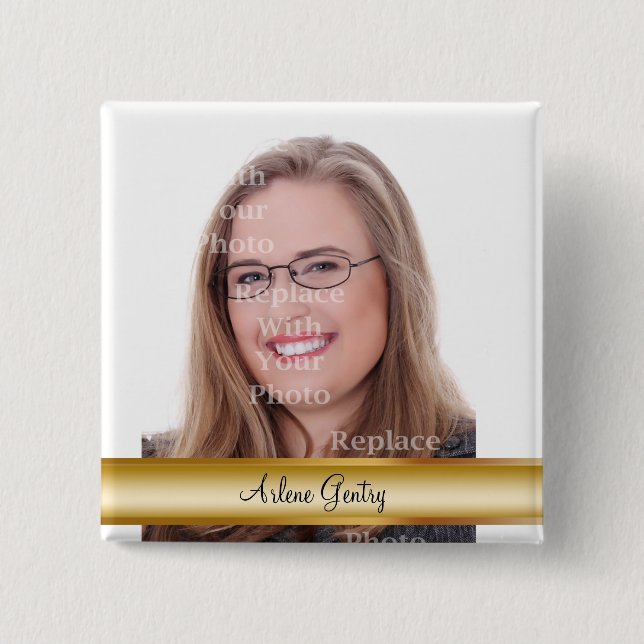 Professional Photo Badges Pinback Button (Front)