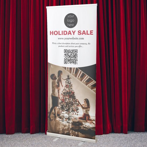 Professional Photo Banner Business Holiday Sale