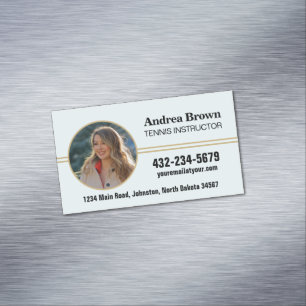 Professional Photo Business Card Magnet