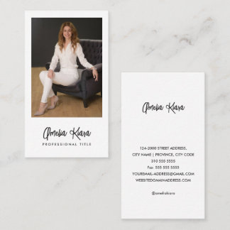 Professional Photo Business card template