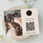 Professional Photo Business Logo QR Code  Flyer<br><div class="desc">The QR code can be used to direct customers to your website,  where they can learn more about your services. The flyer can be used to promote your services and to create a professional look for your brand.</div>