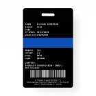 Professional Photo Law Enforcement Police ID Card