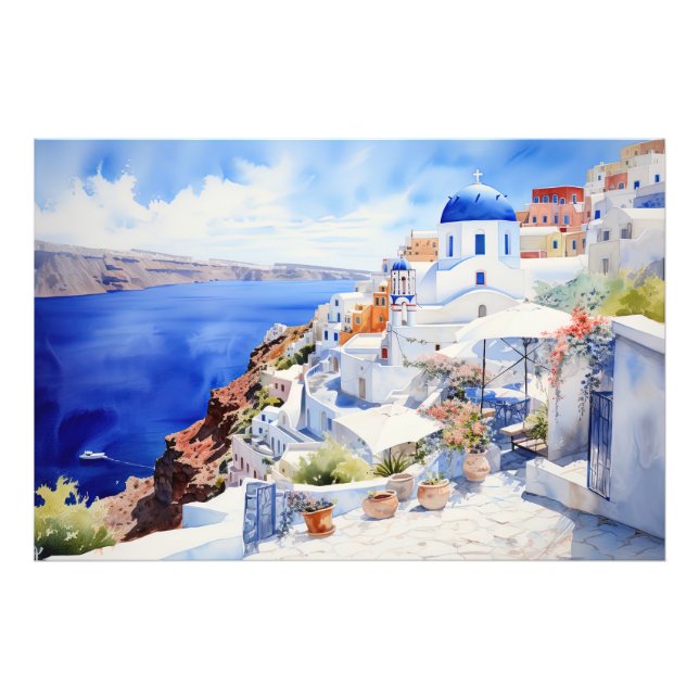 Professional Photo Paper (Satin) Oia Santorini (Front)