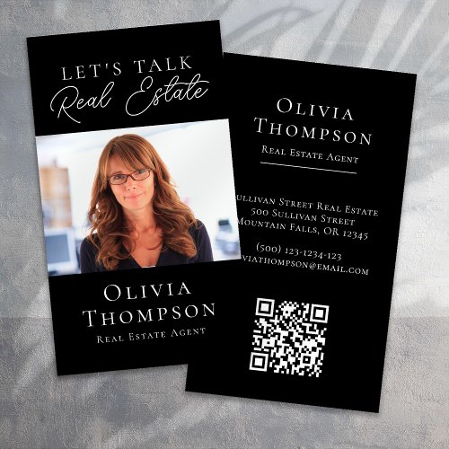 Professional Photo Real Estate Business Card
