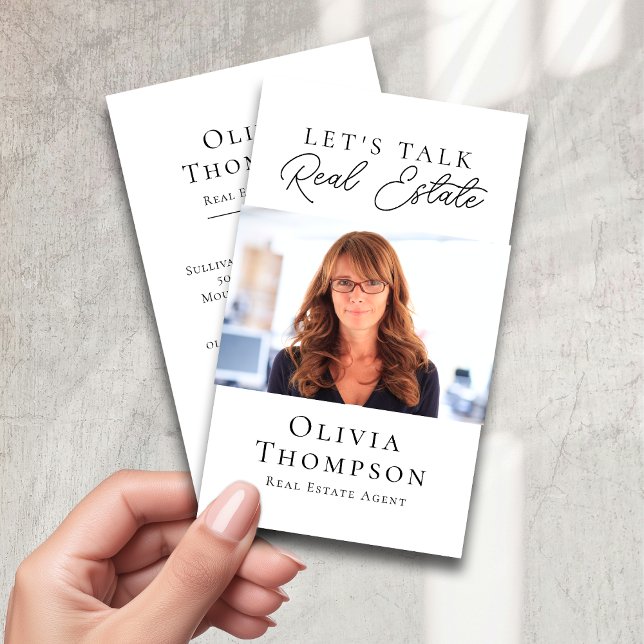 Professional Photo Real Estate Business Card (Creator Uploaded)
