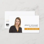 Professional Photo Real Estate Business Card (Front/Back)