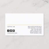 Professional Photo Real Estate Business Card (Back)