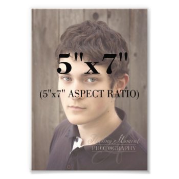 Professional Photo Template 5 X 7 Aspect Ratio by AFleetingMoment at Zazzle