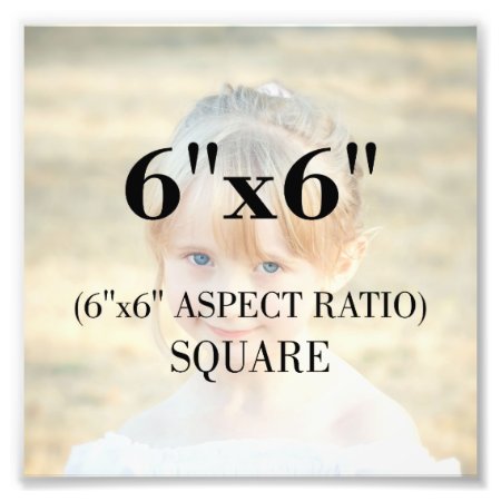Professional Photo Template 6 X 6 Inch Square