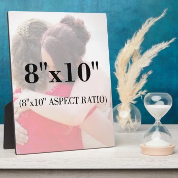 Professional Photo Template 8 X 10 Aspect Ratio Plaque by AFleetingMoment at Zazzle