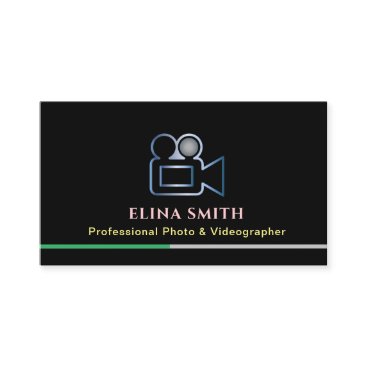 Professional photo Videographer Business Card Professional photo Videographer Business Card