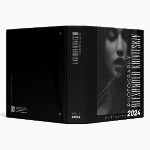 Professional Photographer Black & White Binder